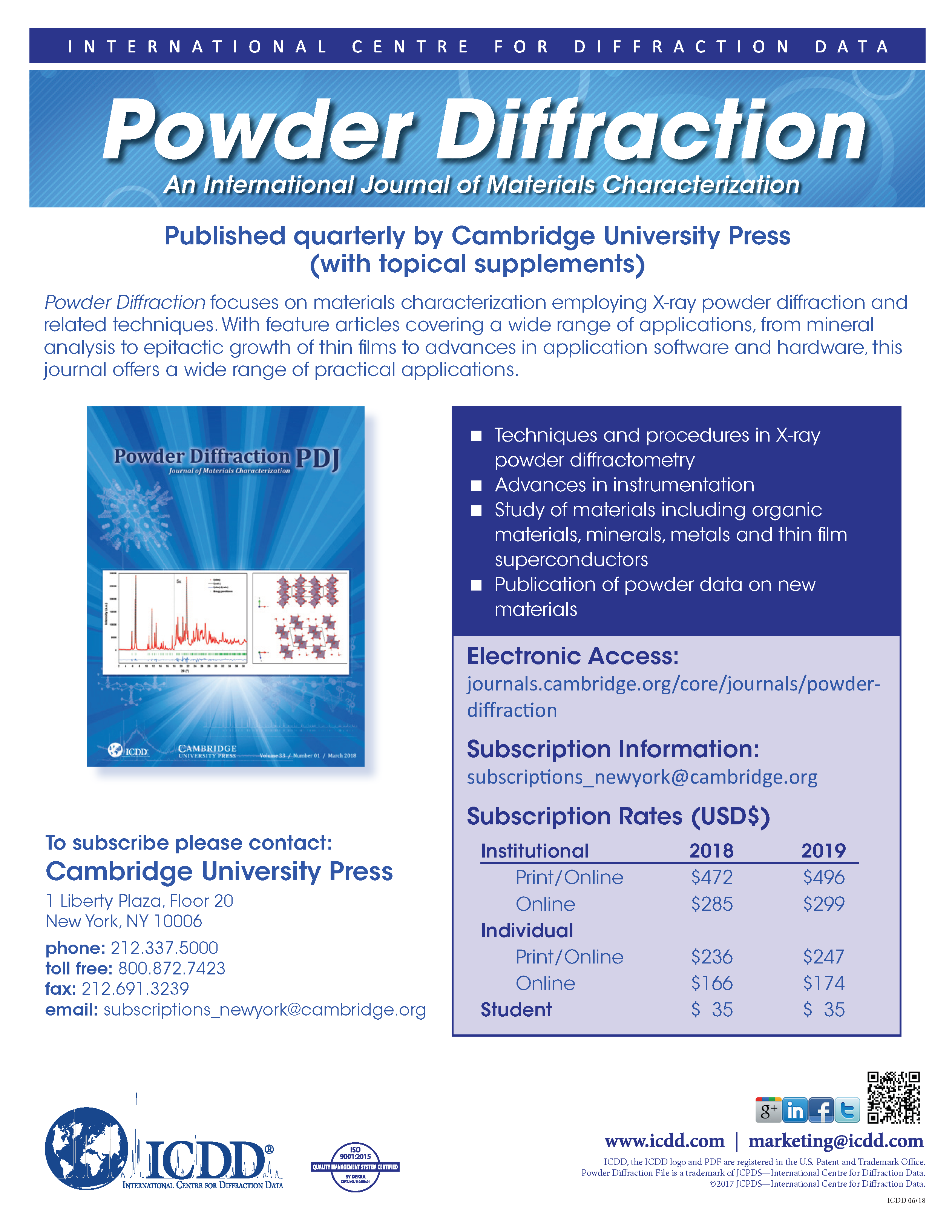 brochures and flyers icdd