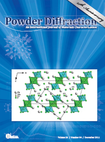 Powder Diffraction Journal December 2011 coverart