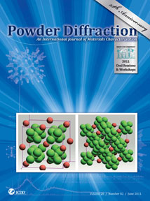 Powder Diffraction Journal June 2011 coverart