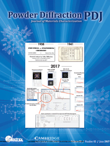 Powder Diffraction Journal June 2017 Coverart