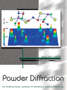 Powder Diffraction Journal March 2010 coverart