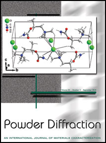 Powder Diffraction Journal September 2010 coverart