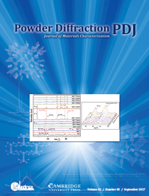 Powder Diffraction Journal September 2017 Coverart