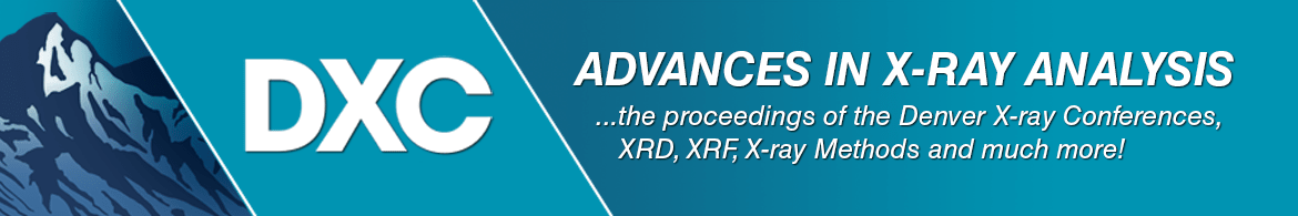 Advances in X-ray Analysis