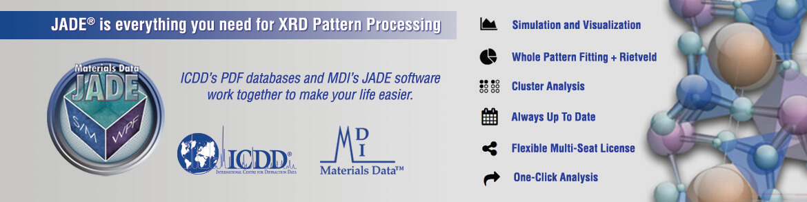 MDI - JADE - XRD Pattern Processing