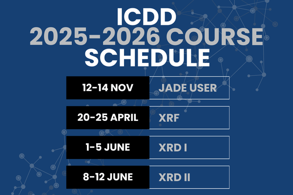ICDD Education - 2025-2026 Courses